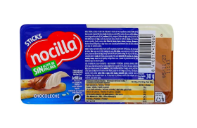 Шоколадна паста Nocilla молочний шоколад з паличками,30 г,24 шт/ящ, - фото