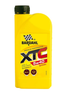 Моторное масло BARDAHL XTC 5W-40, 1 л — синтетическое, арт. 36161 - фото
