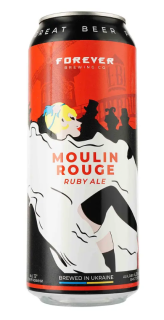 Пиво ТМ FOREVER "Moulin Rouge" напівтемне н/ф. 0,5 - фото