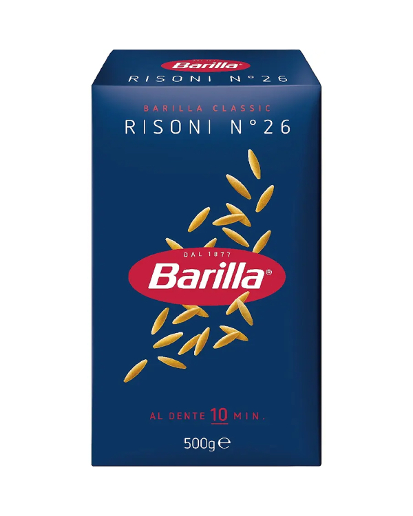 Макароны BARILLA 26 RISONI, 500г - фото