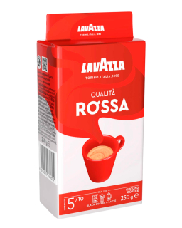 Кофе молотый Lavazza Qualita Rossa, 250 г (70/30) (8000070035805, 8000070035980) - фото №2