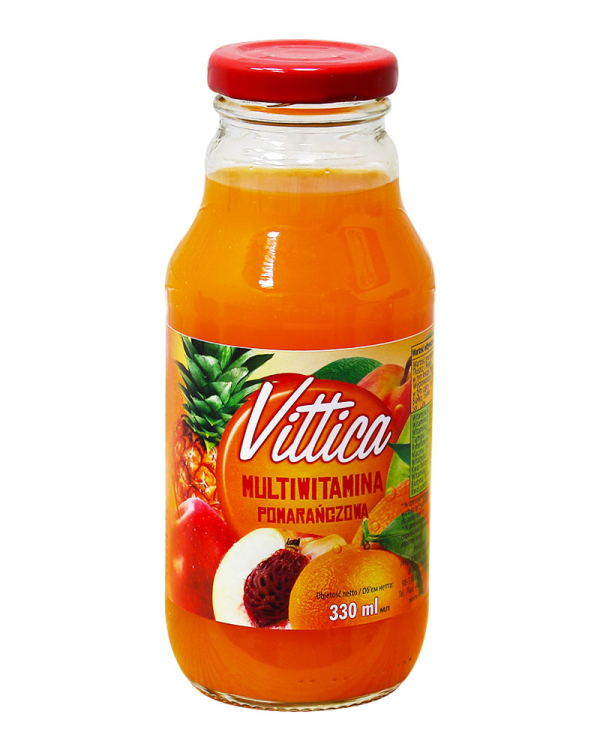 Напій Korkus 330 ml мультивітамін помаранчевий 15 шт/ящ - фото