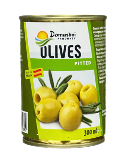 Оливки зеленые без косточки 300 мл Домашние продукты - фото