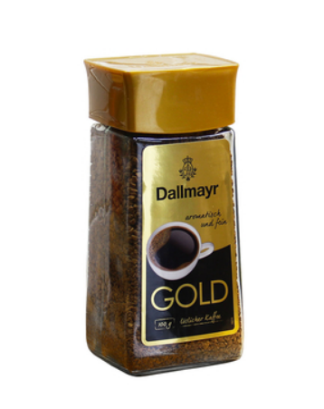 Кава розчинна Gold ТМ Dallmayr с/б 100г - фото