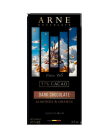 Шоколад Arne чорний 57% з мигдалем та апельсином 100г, 12шт/ящ - фото №2