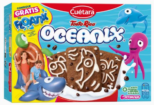 Печиво дитяче Cuetara Tosta Rica Oceanix з вітамінами та мінералами 400 г - фото