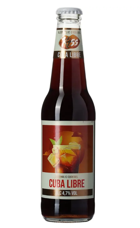 Коктейль слабоалкогольний Kiss Cuba Libre 4,7% 330 мл - фото