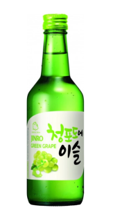 Соджу JINRO Зелений виноград 13%, 360 мл - фото