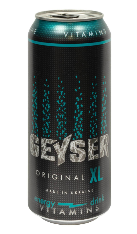 Напій б/а енергетичний ТМ Geyser "ORIGINAL" 0,5 л з/б - фото