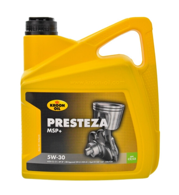 Моторное масло Presteza MSP 5W-30, 5 л - фото