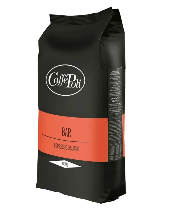 Кофе в зернах Caffe Poli Bar Rosso, 1 кг (50/50) - фото