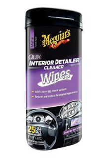 Серветки для очищення салону Meguiar’s Quik Interior Detailer Cleaner 18×23 см, 30 шт G13600 - фото