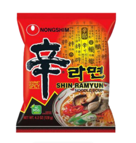 Лапша Рамен Шин 120г (мульти-пак) ТМ "Nongshim" - фото