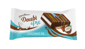 Кремовый торт со вкусом кокоса в какао-покрытии Rossо Bianco Doubi 40 г - фото