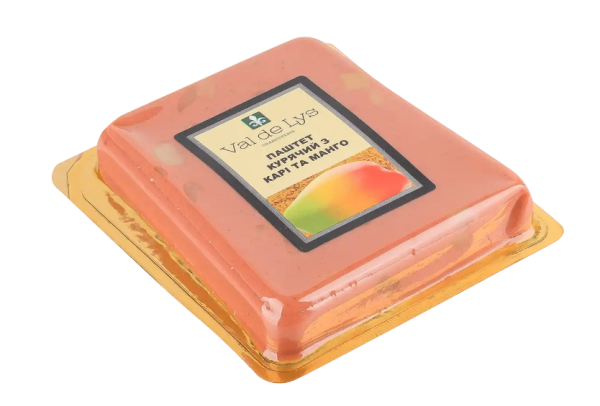 Паштет курячий з карі та манго 170гр TM VAL DE L'YS - фото