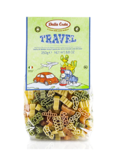 Макарони DALLA COSTA Travel Pasta з томатом і шпинатом 250г - фото