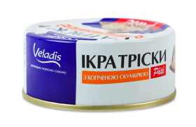 Ікра тріски пастер.Пате зі скумбріє100г Veladis/24 - фото