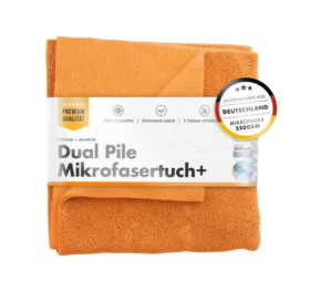 Двосторонній рушник для розполірування помаранчевий 40х40 550гр/м2 - фото