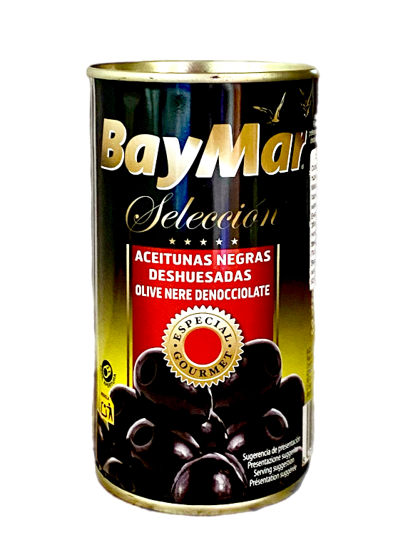 Оливки BayMar чорні без кісточки 350 г - фото