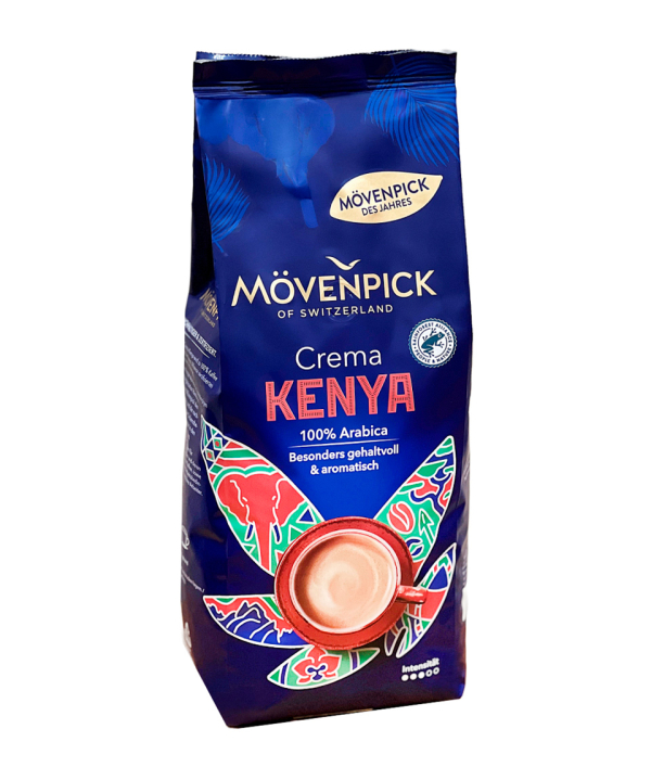 Кава в зернах Movenpick Crema Kenya, 1 кг (100% арабіка) (4006581170152) - фото