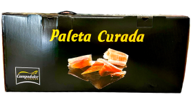 Хамон Paleta Curada Campodulce Curados на кістці, Іспанія, у подарунковій упаковці, 1 шт - фото