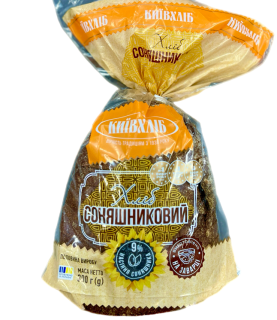 Хліб соняшниковий подовий 0,3 кг, половина нарізана скибками – Київ Хліб - фото