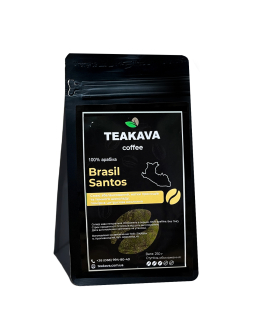 Кава в зернах Teakava Brasil Santos, 250 г (4820267990083) - фото