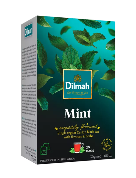 Чай Dilmah М'ята з/я 20х1,5г(12) - фото