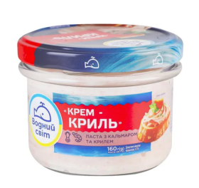 Крем-криль Паста з кальмаром та крилем 160г (ВС)/6 - фото №2