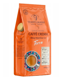 Кофе в зернах Tempelmann Caffe Crema Terra, 1 кг (4006406210414) - фото