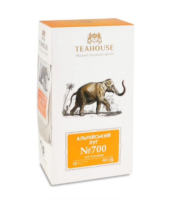 Чай трав'яний пакетований Teahouse Perfect Cup Альпійський луг 3г × 15 шт - фото