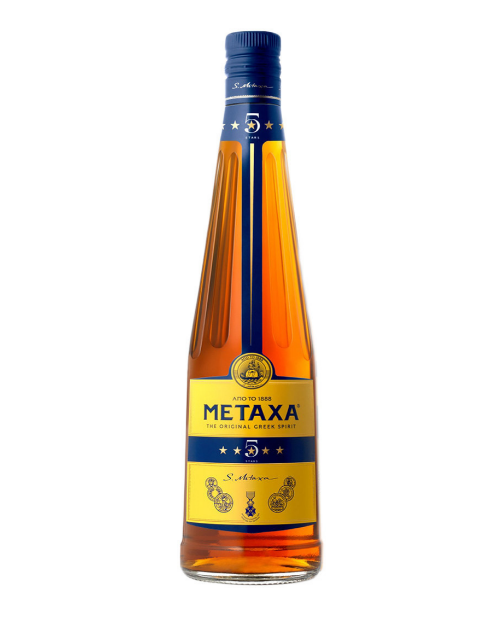 Алкогольний напій Metaxa 5 зірок 38% 0,7 л - фото