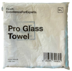 Серветка для очищення скляних поверхонь, мікрофібра Pro Glass Towel 2 шт в упаковці - фото