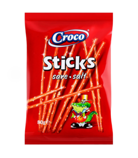 CROCO STICKS Соломка солена 80г CROCO STICKS Соломка солена 80г - фото