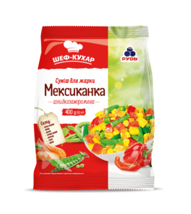 Мексиканська овочева суміш для смаження Рудь 400 г - фото