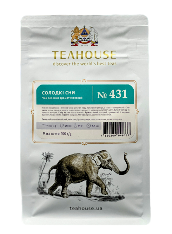 431 Чай TEAHOUSE Солодкі сни 100г ДП - фото
