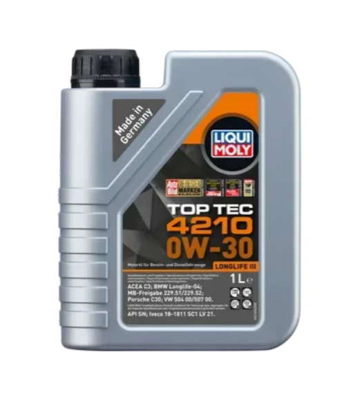 Моторна олива Liqui Moly Top Tec 4210 0W-30 1 л - фото