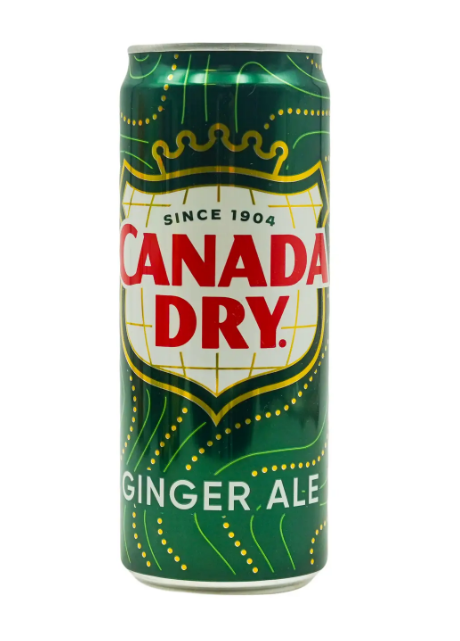 Напій Canada Dry Ginger Ale — безалкогольний імбирний ель, 330 мл - фото
