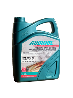 Олива моторна ADDINOL PREMIUM STAR MX 1048 5л - фото