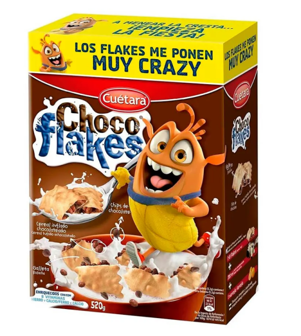 Готовий сніданок Cuetara Choco Flakes 520 г, 8 шт/ящ, - фото