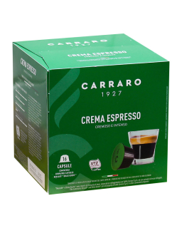 Кава в капсулах Carraro DG Crema Espresso 16шт х7гр - фото