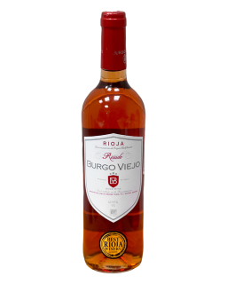 Вино Burgo Viejo "Rosado" Rioja (сухое, розовое, Испания) 0,75л, 6шт/ящ - фото