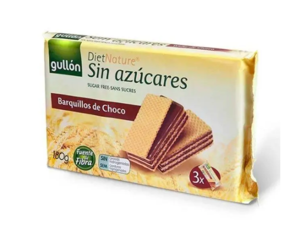 Вафли без сахара GULLON ZERO шоколад 180г - фото №2