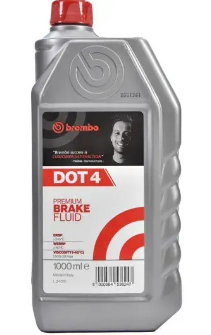 Тормозная жидкость Brembo DOT 4, 1 л - фото