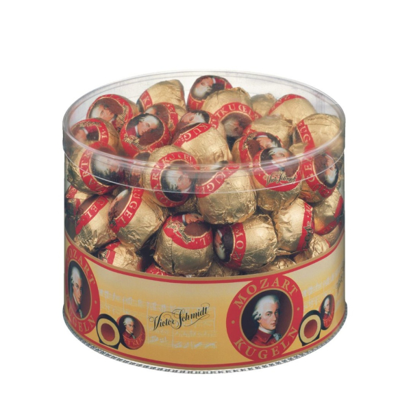 Цукерки Manner MOZART BALLS в пластиковій коробці, 825г, 2 шт/ящ - фото