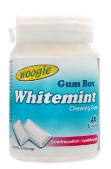 Жувальна гумка без цукру Woogie Whitemint, 64,4 г - фото