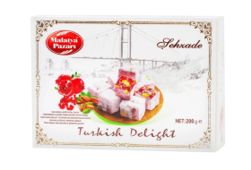 Malatya Pazari Рахат-лукум гранатовий з фісташкою Шехзаде 200г - фото