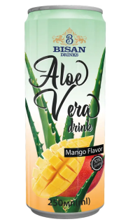 BISAN напій Aloe Vera drink Mango 250 мл ж/б - фото