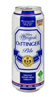 Пиво світле Oettinger Pils 4,7%  ж/б 0,5л/24ящ - фото