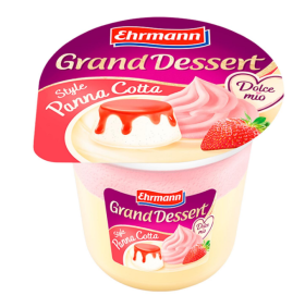 Десерт Grand панакота 4,3% жирність 190гр ТМ Ehrmann - фото